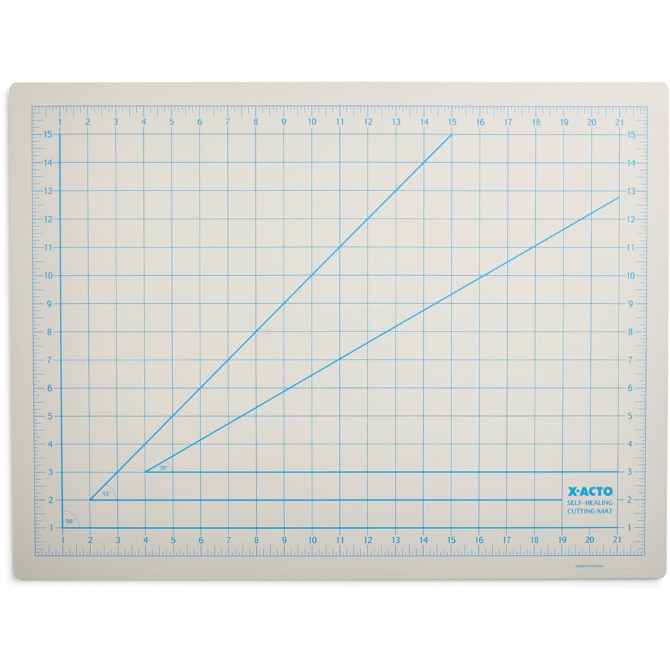 Elmer's X-ACTO Self-Healing Cutting Mats - Cutting - 24" Length x 18" Width - Rectangular - Polyvinyl Chloride (PVC) - Gray - 1 Each
