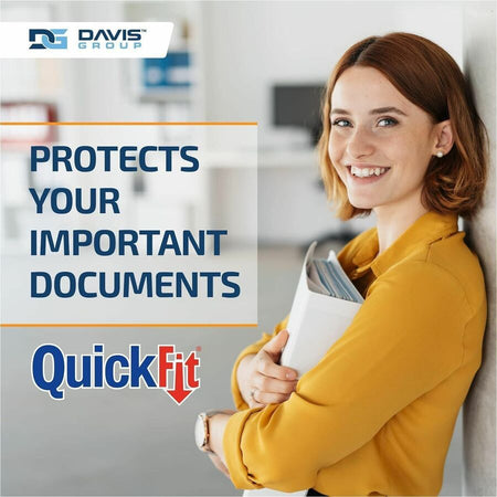 QuickFit View Binder, 3-Ring Binder, Angle D Ring, 3 Inch, White - Alternate-Image6