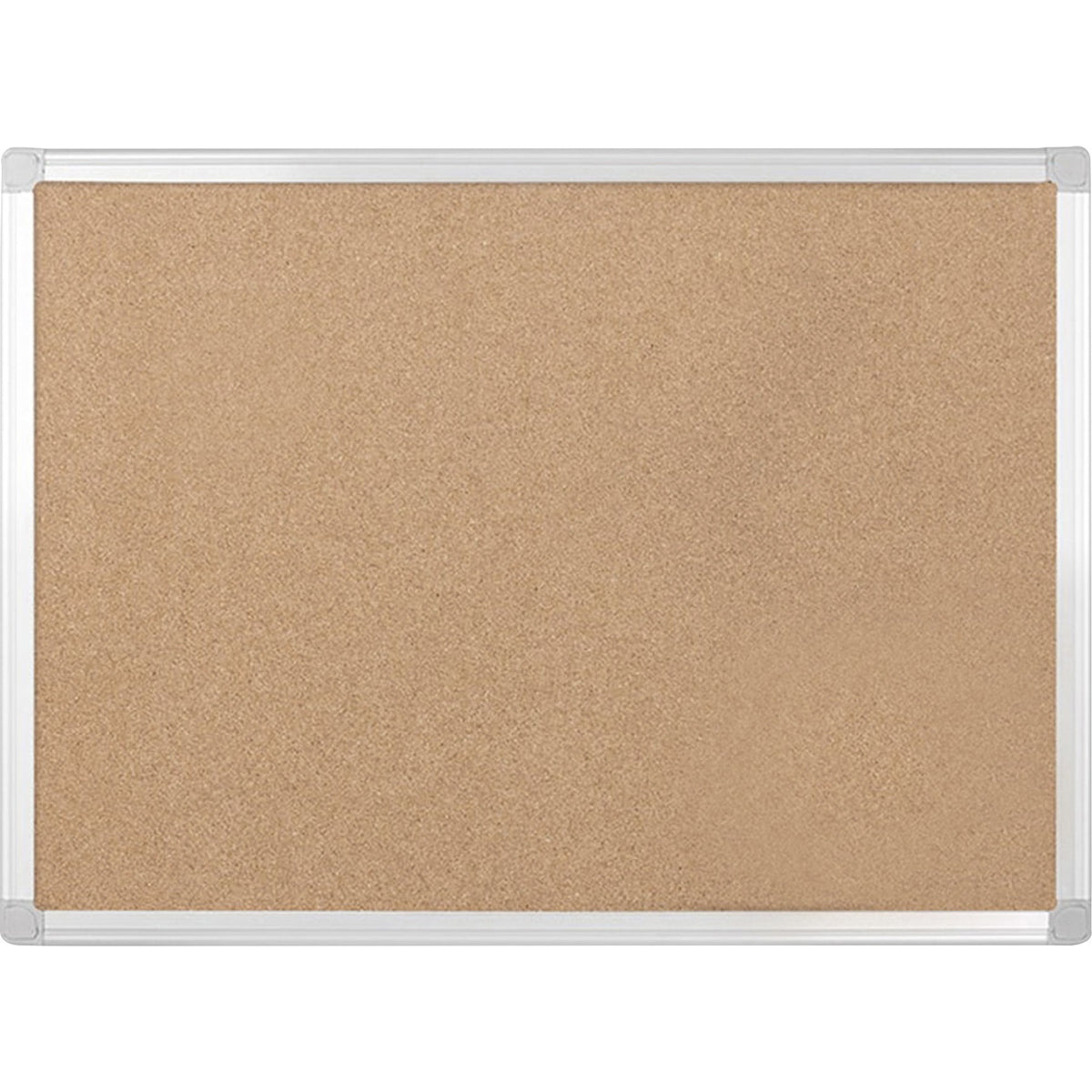MasterVision Earth Series Recycled Cork Boards - 48" Board Height x 72" Board Width - Cork Surface - Aluminum Frame - 1 Each