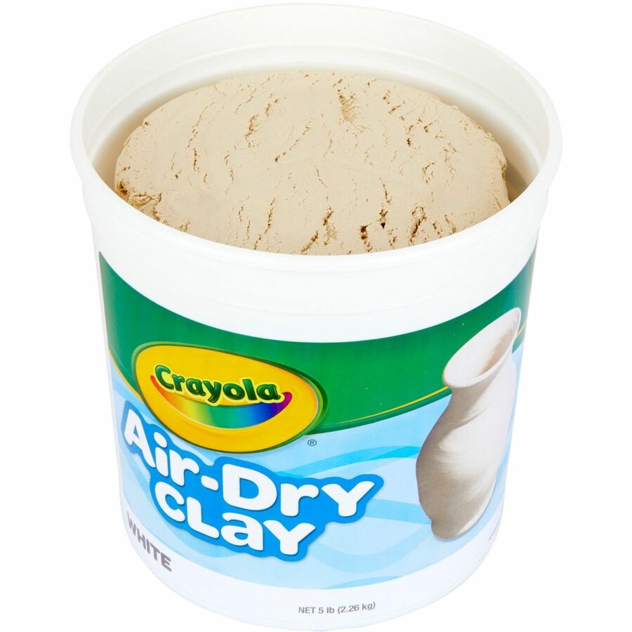 Crayola Air-Dry Clay - Art Classes - White - 1 Each