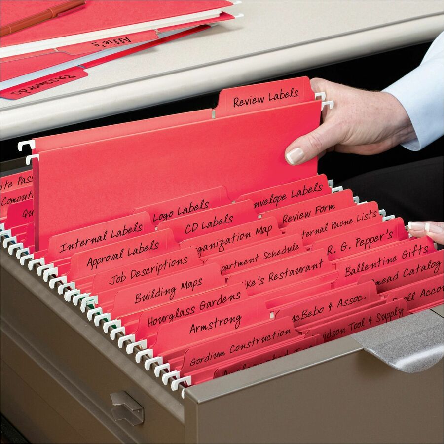 Smead FasTab 1/3 Tab Cut Letter Recycled Hanging Folder - Alternate-Image2
