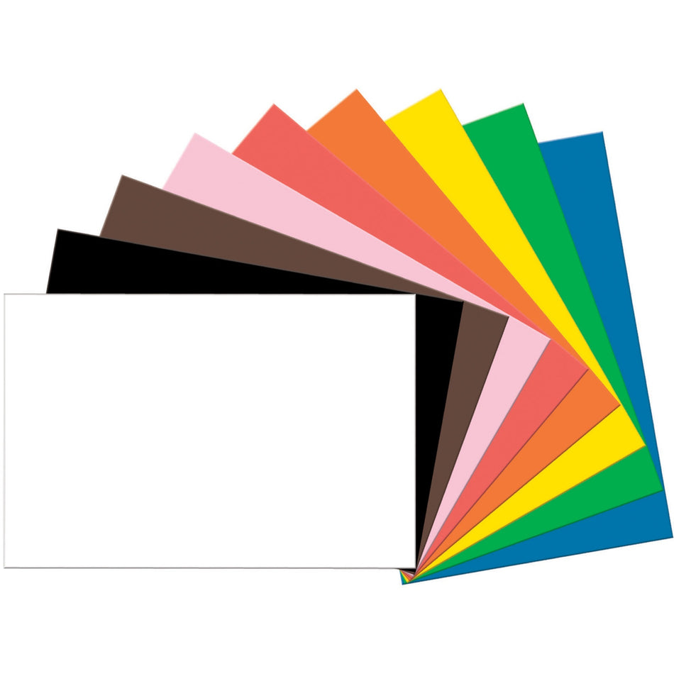 Tru-Ray Heavyweight Construction Paper - 36" Width x 24" Length - Assorted - Sulphite - 50 / Pack