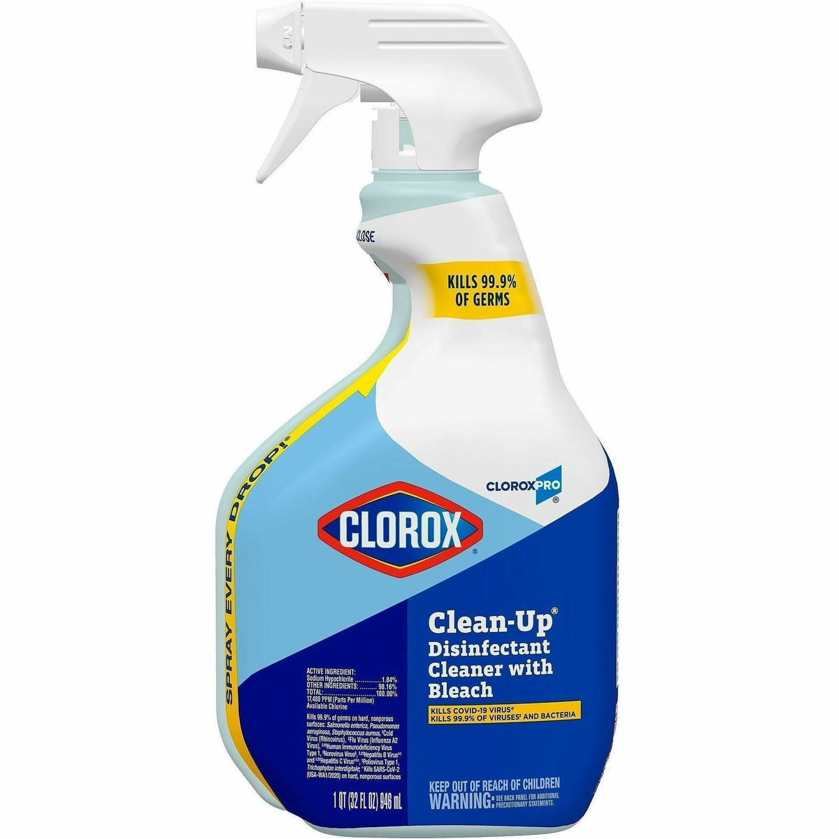 CloroxPro™ Clean-Up Disinfectant Cleaner Spray with Bleach - 2000