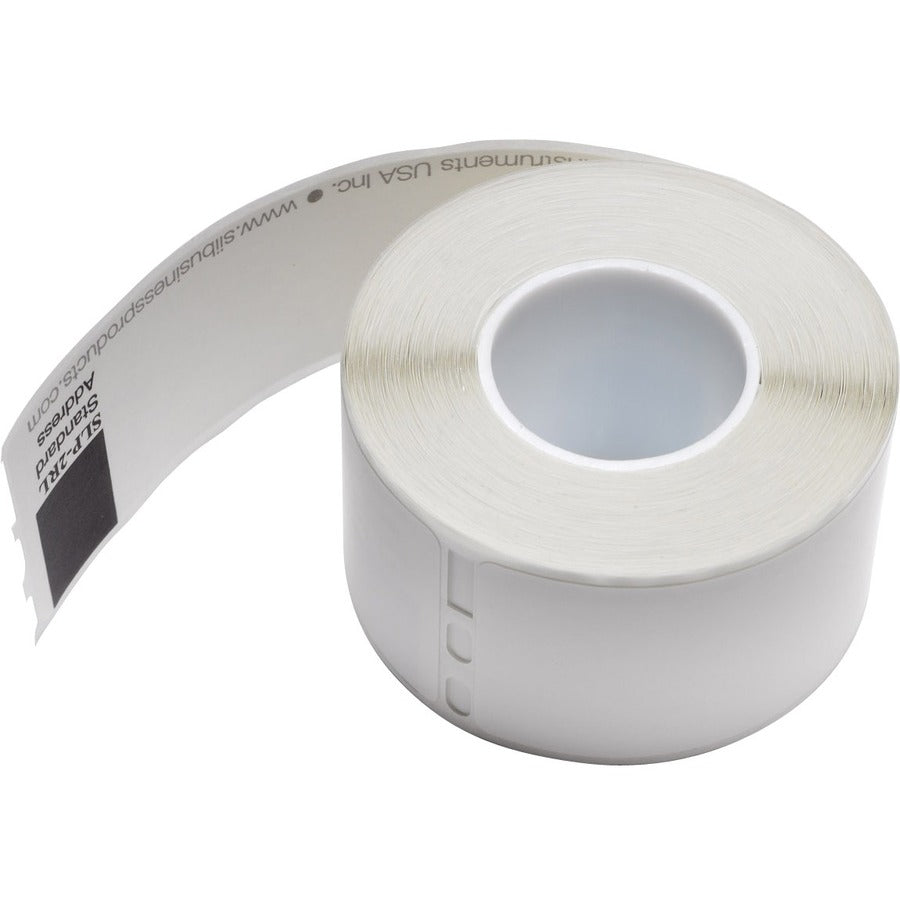 Seiko SmartLabels Large Capacity Address Label Rolls - 1 1/8" Width x 3 1/2" Length - Rectangle - Direct Thermal - White - Paper - Self-adhesive - 260 / Roll - 2 / Box