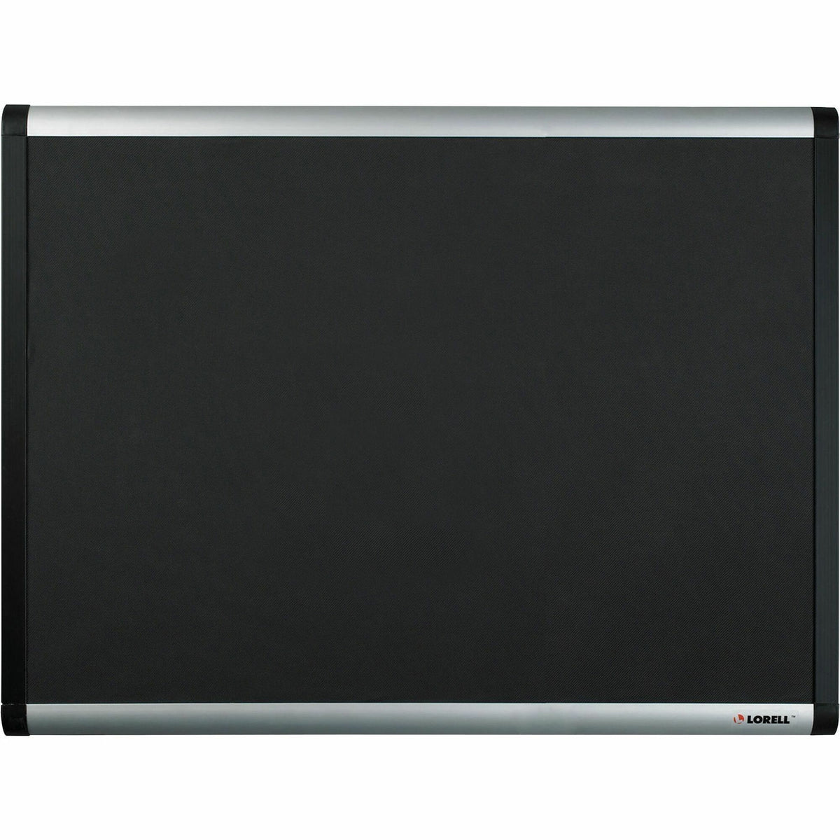 Lorell Mesh Bulletin Board - 36" Board Height x 24" Board Width - Fabric Surface - Black Anodized Aluminum Frame - 1 Each