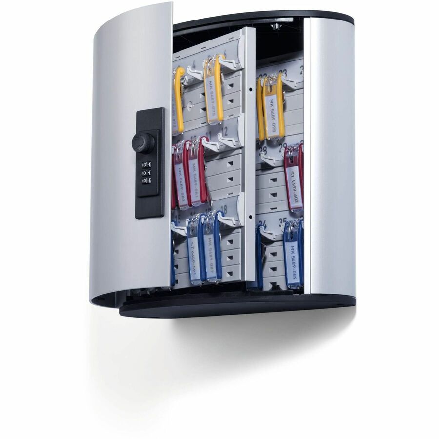 DURABLE Predrilled Brushed Key Cabinet - Alternate-Image1