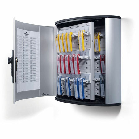 DURABLE Predrilled Brushed Key Cabinet - Left