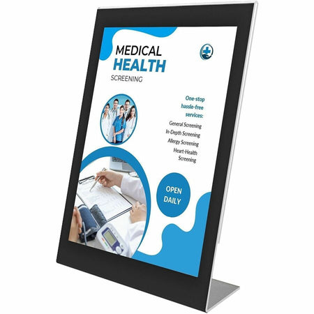 Deflecto Superior Image Bordered Sign Holder - Left