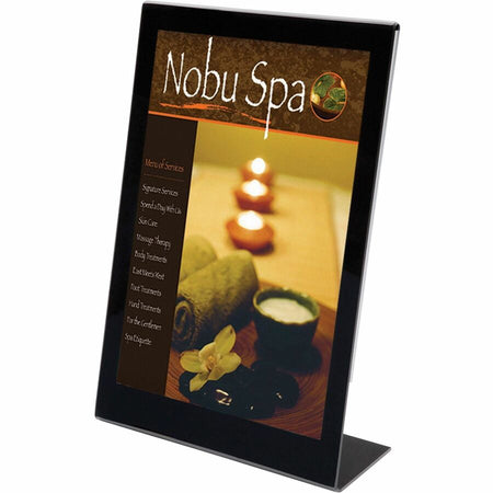 Deflecto Superior Image Bordered Sign Holder - Bottom
