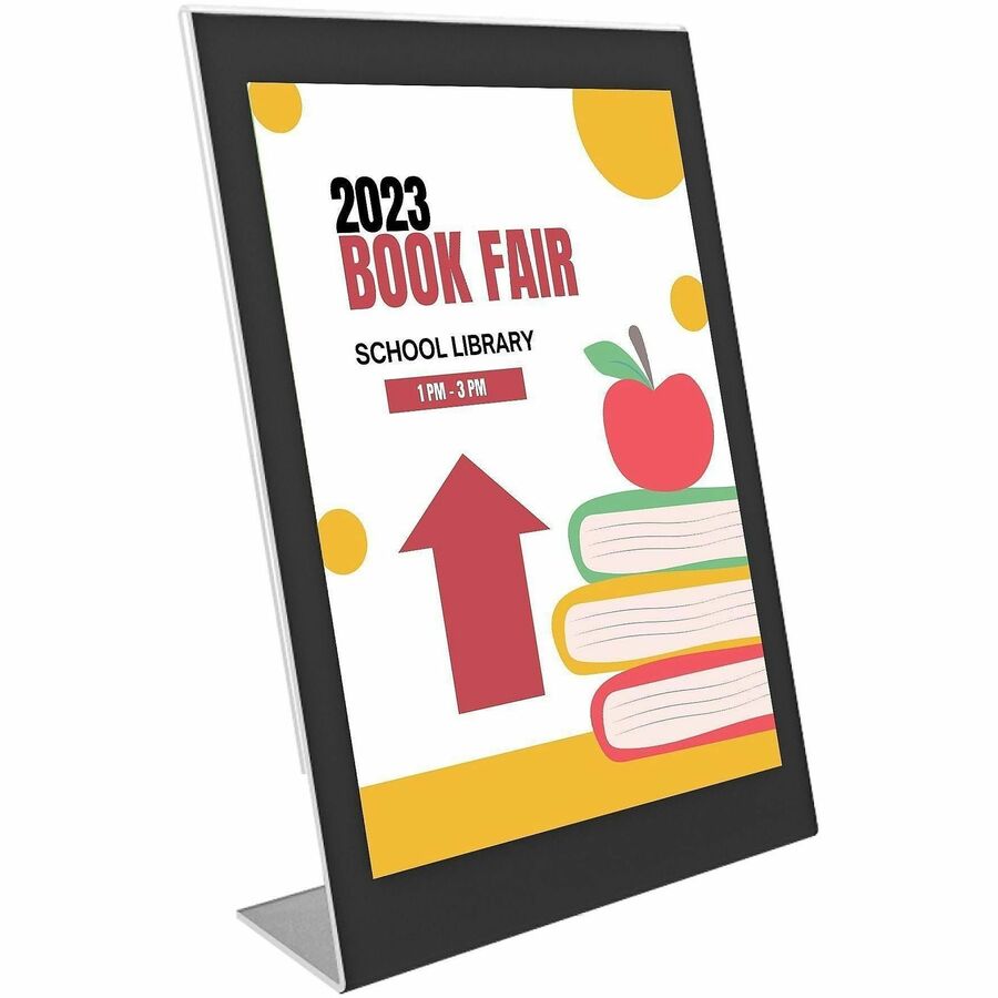Deflecto Superior Image Bordered Sign Holder - Right
