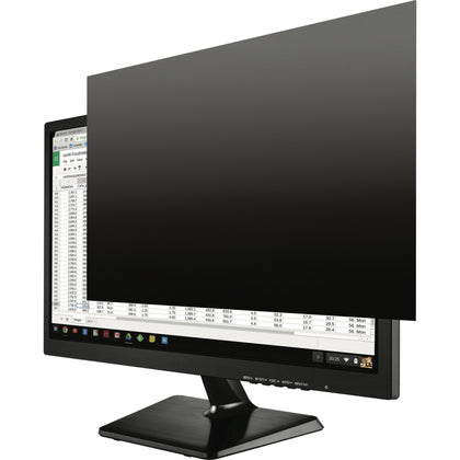 Kantek Secure-View Widescreen Blackout Privacy Filter Black - For 19" WidescreenNotebook, Monitor - 16:10 - Damage Resistant - PET (Film) - Anti-glare - 1 Each