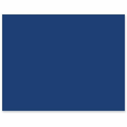 Pacon Railroad Board - Art, Mat, Mounting, Block Printing, Poster, Stenciling - 22" Height x 28" Width - Dark Blue - 25 / Carton