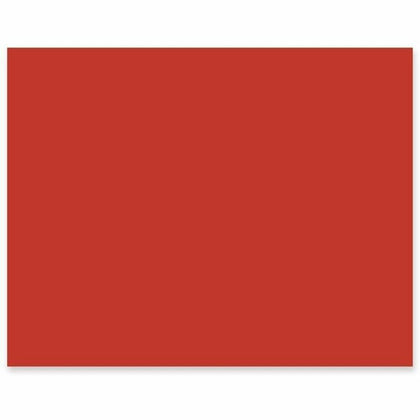 Pacon Railroad Board - Art, Mat, Mounting, Poster, Block Printing, Stenciling - 28" Height x 22" Width - Red - 25 / Carton