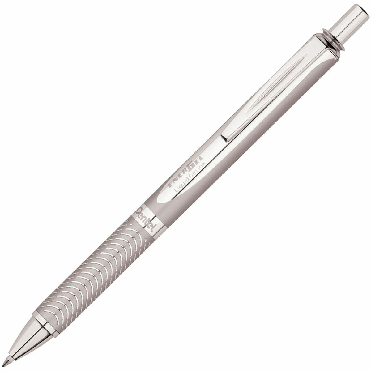 EnerGel Alloy Gel Pen: 0.7mm Refillable Retractable Black Ink - Pens