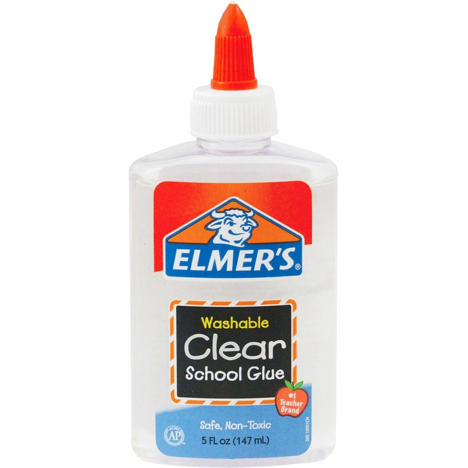 Elmer's Washable Clear School Glue - 5 oz - Clear - 1 Each