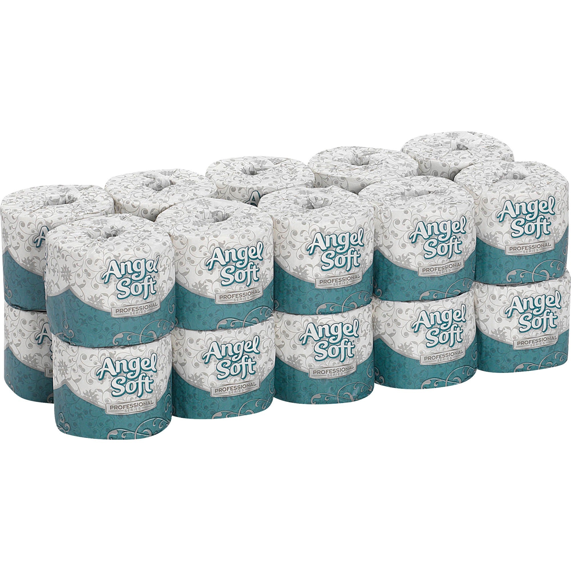 Angel Soft Professional Series Toilet Paper: 2-Ply 450 Sheets/Roll White - 20/Carton - Bathroom Tissue