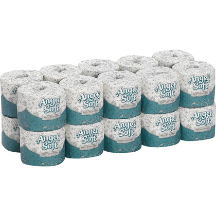 Angel Soft Professional Series Toilet Paper: 2-Ply 450 Sheets/Roll White - 20/Carton - Bathroom Tissue