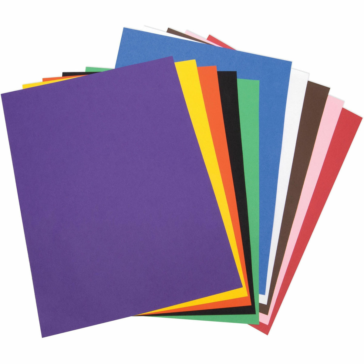 Tru-Ray Heavyweight Construction Paper - 0.50" Height x 24" Width x 18" Length - Assorted - Sulphite - 50 / Pack
