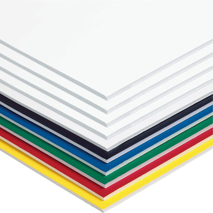 UCreate Foam Board: Craft & Classroom Essential - 20’’x30’’ - Assorted Colors - 10/Carton - Project Boards