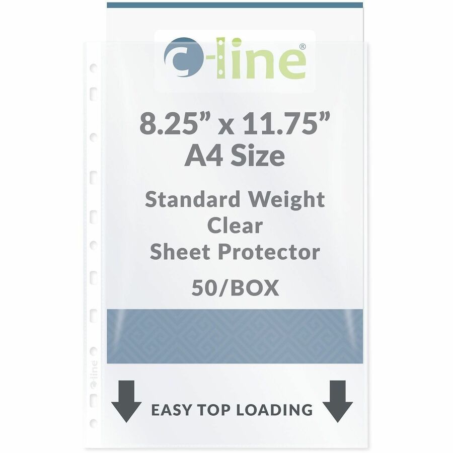 C-Line A4 Size Top-Loading Sheet Protectors - Alternate-Image3