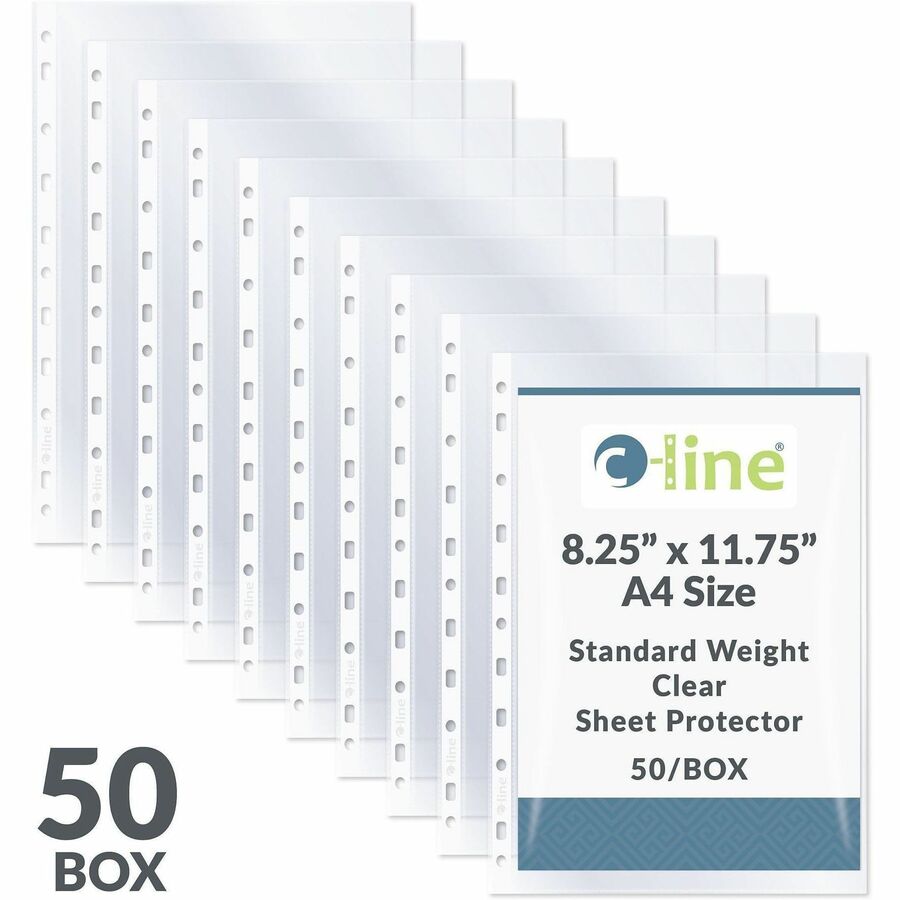 C-Line A4 Size Top-Loading Sheet Protectors - Alternate-Image6