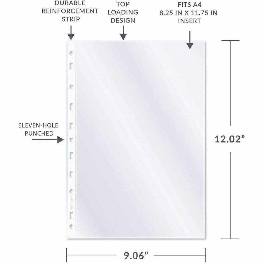 C-Line A4 Size Top-Loading Sheet Protectors - Alternate-Image4