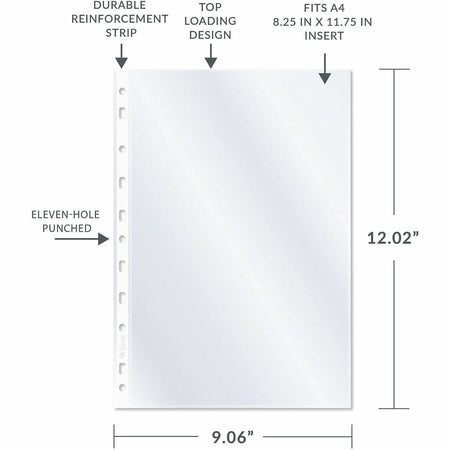 C-Line A4 Size Top-Loading Sheet Protectors - Alternate-Image4