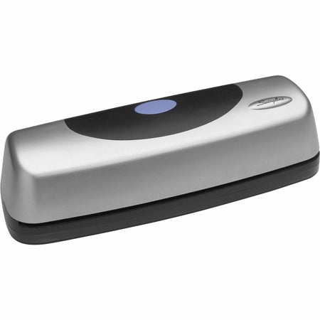 Swingline Electric Portable Desktop Punch - 3 Punch Head(s) - 15 Sheet - 9/32" Punch Size - 3" Width x 11.5" Depth x 3.9" Height - Silver