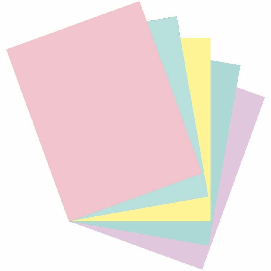 Pacon Cardstock Sheets - Assorted - Letter - 8 1/2" x 11" - 65 lb Basis Weight - Sustainable Forestry Initiative (SFI) - Assorted - 250 / Pack
