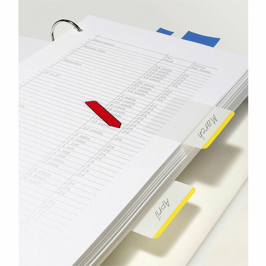 Post-it&reg; Durable Tabs - Left