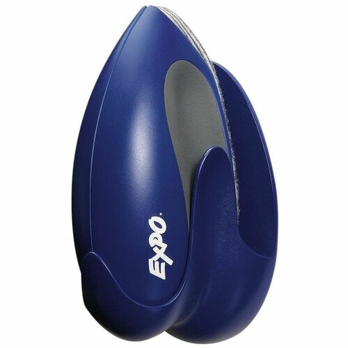 Expo Precision Point Pad Eraser - Replaceable Pad, Ergonomic Handle - Blue - Felt - 1 Each