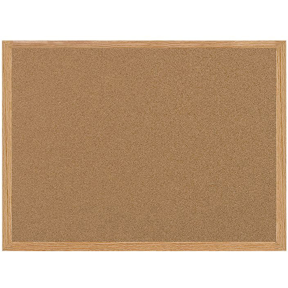 MasterVision Earth Series Recycled Cork Bulletin Boards - 48" Board Height x 72" Board Width - Cork Surface - Self-healing - Wood Frame - 1 Each