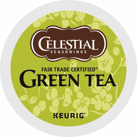 Celestial Seasonings® Natural Antioxidant Green Tea K-Cup - Compatible with Keurig Brewer - Green Tea - 24 / Box