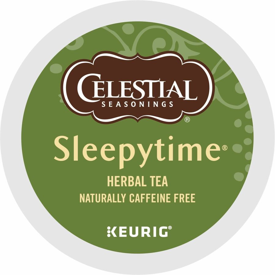 Celestial Seasonings® Sleepytime Herbal Tea, Single Serve K-Cup Pods, 24 Count Herbal Tea K-Cup - Compatible with Keurig Brewer - Herbal Tea - 24 K-Cup - Kosher - 24 / Pack