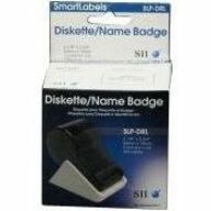 Seiko Diskette Label - 2 3/4" Width x 2 1/8" Length - Permanent Adhesive - Rectangle - Direct Thermal - White - Thermal Paper - 320 / Roll - 1 Each