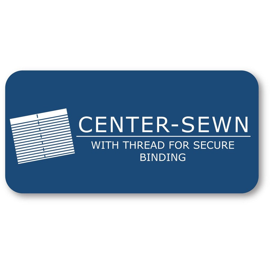 Roaring Spring Unruled Hard Cover Composition Book - 50 Sheets - 100 Pages - Plain - Sewn/Tapebound - 15 lb Basis Weight - 56 g/m&#178; Grammage - 9 3/4" x 7 1/2" Sheet Size - 0.25" Height x 7.5" Width x 9.8" Length - White Paper - Black Binding - 1 Each