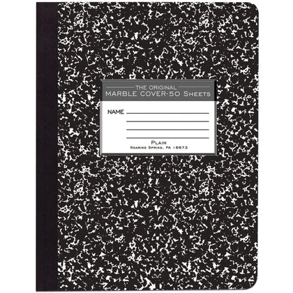 Roaring Spring Composition Book: Unruled Hard Cover 100 Pages - Notebooks