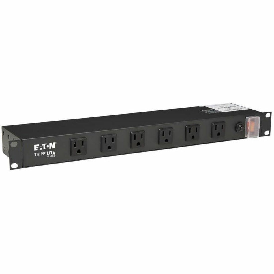 Tripp Lite series Power Strip 120V AC - NEMA 5-15P - 12 x NEMA 5-15R - 15 ft Cord - 15 A Current - 120 V AC Voltage - Rack-mountable - Black
