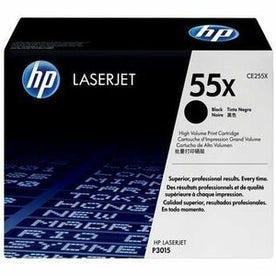 HP 55X (CE255X) Original Laser Toner Cartridge - Single Pack - Black - 1 Each - Large