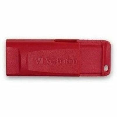 Verbatim 64GB Store 'n' Go USB Flash Drive - Red - Top