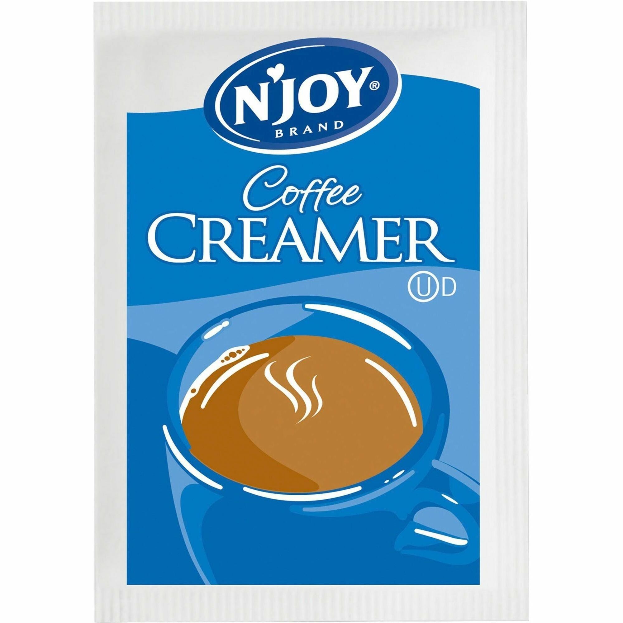 Njoy N'Joy Nondairy Creamer Packets - 0 lb (0.07 oz) - 1000 / Box
