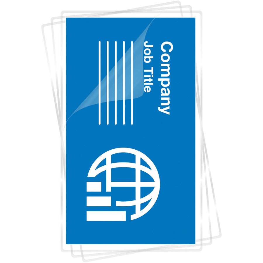 Fellowes Business Card Glossy Laminating Pouches - Durable Clear Finish