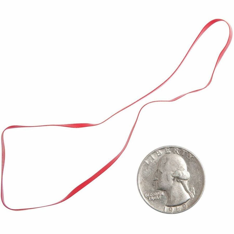 Conserve PlastiBands ASSORTED Sizes 100 Pack ASSORTED Colors - Latex-free, Strong - Polyurethane - Assorted - 100 / Box