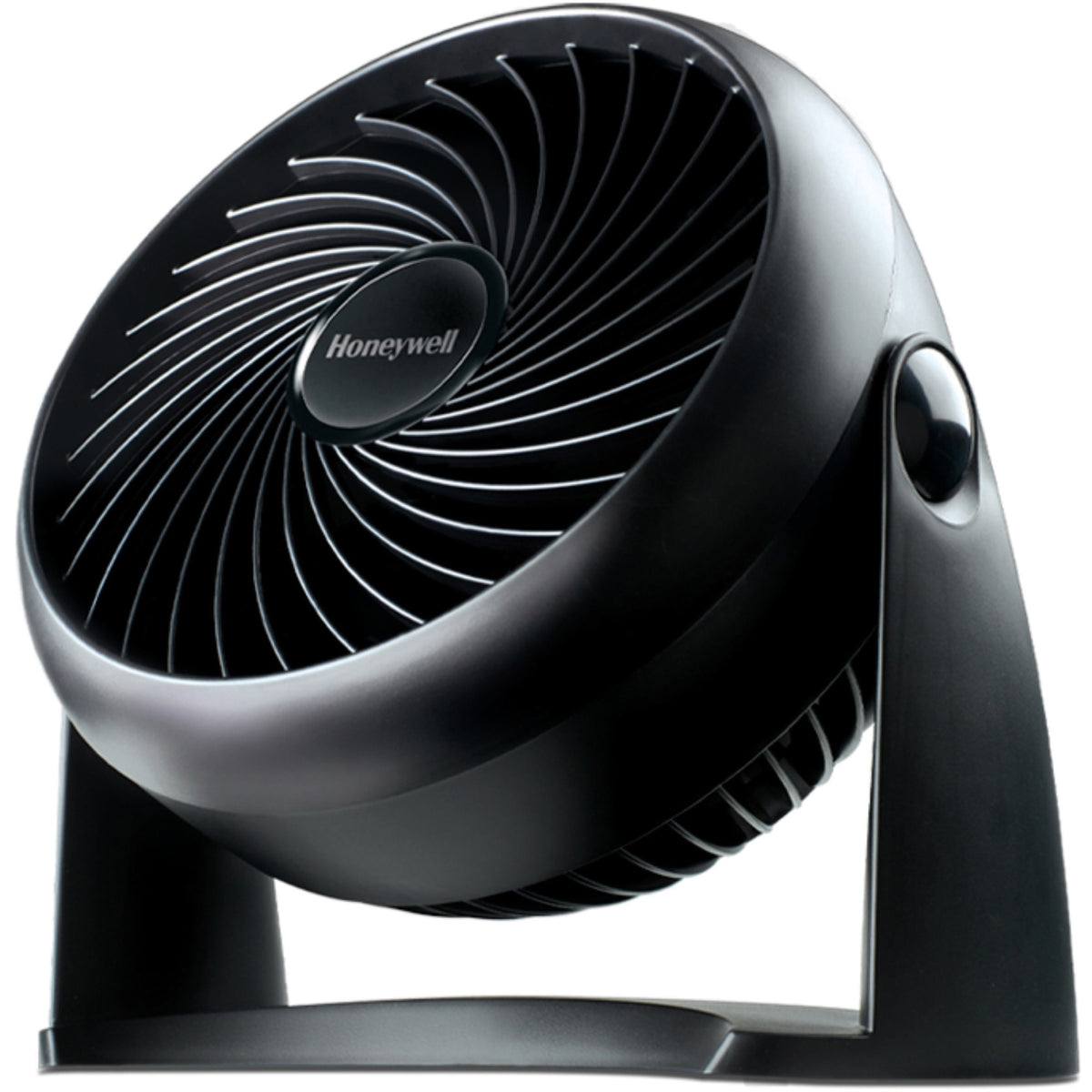Honeywell Turbo Force Air Circulator Table Fan - 3 Blades - 193 mm Fan Diameter - 3 Speed - Adjustable Tilt Head, Removable Grill, Wall Mountable - 11" Height x 6" Width x 11" Depth - Black