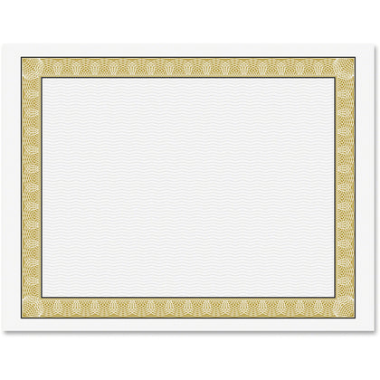 Geographics Diplomat Printable Certificates: Gold Parchment Paper 50 Pack - Certificates & Seals
