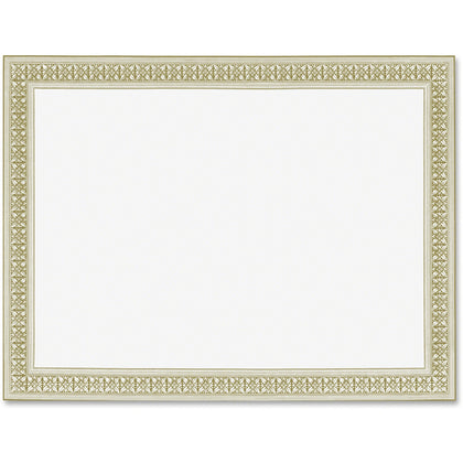 Geographics Flourish Gold Foil Award Certificates - Elegant Parchment Paper - 12 Pack - & Seals