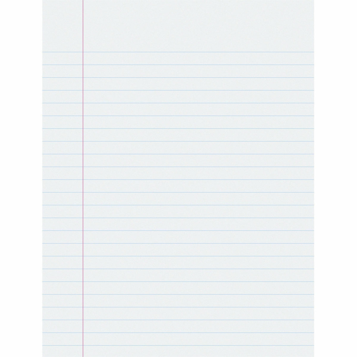 Pacon Composition Paper - Government - Letter - 500 Sheets - Ruled Red Margin - 16 lb Basis Weight - Government-Letter - 8 1/2" x 11" Sheet Size - White Paper - 500 / Ream