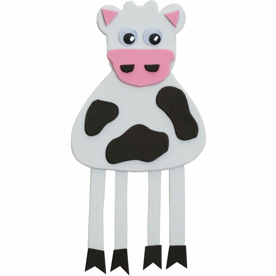 Creativity Street Wonderfoam Sheets - Craft - 18" Height x 12" Width x 0.80" Length - Assorted - Foam - 10 / Pack