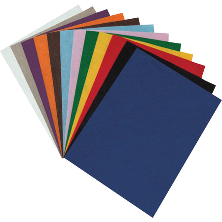 Creativity Street Felt Sheets Assortment - Craft - 9" Height x 12" Width - Assorted - 12 / Pack