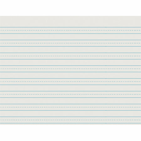 Pacon Skip - A - Line Ruled Newsprint - Letter - 500 Sheets - 0.50" Ruled - Letter - 11" x 8 1/2" Sheet Size - White Paper - 500 / Ream